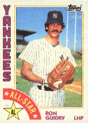 1984 Topps      406     Ron Guidry AS